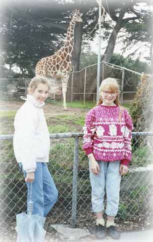 Missy with Lecia at the zoo