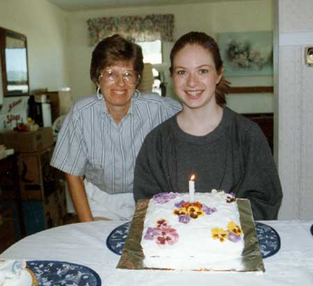 Missy with Aunt Sue